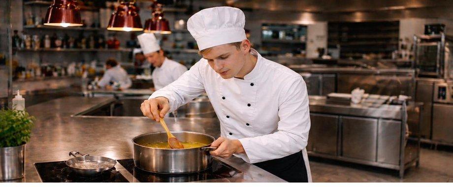 Chef Ausbildung at a German restaurant